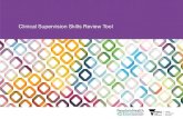 Clinical Supervision Skills Review Tool - Knowledge Bank · PDF file1 Clinical Supervision Skills Review Tool This tool will assist you to review your skills in clinical supervision.
