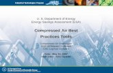 Compressed Air Best Practices Tools Overview · PDF fileCompressed Air Best Practices Tools ... Identify and fix leaks and correct inappropriate uses ... Recommendations Prepare