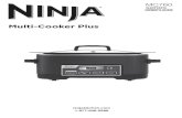 Multi-Cooker Plus - · PDF fileGetting to Know the Ninja® Multi-Cooker Plus Control Panel Preparing to Use the Ninja Multi-Cooker Plus Before using the cooking system for the first