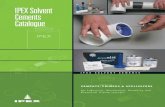 IPEX Solvent Cements Catalogue -  · PDF fileIPEX Solvent Cements Catalogue IPEX SOLVENT CEMENTS ... Product Code Purple Product Code Clear ... 600 mm (14" - 24"). It is a