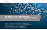 White Paper Simplify NFV Deployment - Intel® Builders · PDF fileWhite Paper Simplify NFV Deployment ... Gunnar Anderson, ... The CSP 2100 is designed for a variety of use cases in