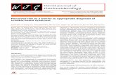 Perceived risk as a barrier to appropriate diagnosis of ... · PDF filePerceived risk as a barrier to appropriate diagnosis of irritable bowel syndrome Eunmi Ahn, Ki Young Son, Dong