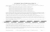 STRIP MATHEMATICS - Zoltan · PDF fileStrip Mathematics © 2003, 2004 by Zoltan P. Dienes All rights reserved. ... Mathematical fun without numbers, letters, formulae or equations,