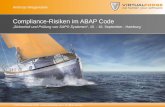 PPT Masterfolie Compliance-Risiken im ABAP Code · PDF fileCompliance-Risiken im ABAP Code Andreas Wiegenstein . PPT Masterfolie zur Erstellung von Präsentationen