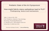 Pediatric State of the Art Symposium How might febrile ...az9194.vo.msecnd.net/pdfs/121201/403.02.pdf · How might febrile status epilepticus lead to TLE? ... Fever-related inflammatory
