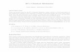 B7.1 Classical Mechanics - University of Oxfordusers.ox.ac.uk/~math0391/CMlectures.pdf · B7.1 Classical Mechanics ... N. M. J. Woodhouse, Introduction to Analytical Mechanics. V.