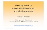 Flow cytometry leukocyte differential : a critical appraisal Cytometry... · Flow cytometry leukocyte differential : a critical appraisal Francis Lacombe Flow cytometry department