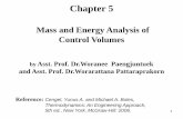 Chapter 5: Mass and Energy Analysis of Control Volumestep.engr.tu.ac.th/files/Class_Material/2_2014/AE213/Chapter 5 for... · Mass and Energy Analysis of Control Volumes ... Rate