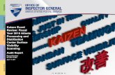 Kaizen Event Review: Fiscal Year 2016 Atlanta Processing ... · PDF fileCover Kaizen Event Review: Fiscal Year 2016 Atlanta Processing and Distribution Center Surface Visibility Scanning