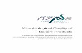 Microbiological Quality of Bakery Products - · PDF fileA survey to investigate the relationship between the microbiological quality of bakery products and ... and the potential of