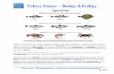 Types of Fish - NOAA National Marine Sanctuaries - Windows · PDF fileFishery Science – Biology & Ecology Types of Fish Illustration of a different types of seafood to demonstrate
