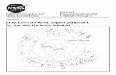 pluto.jhuapl.edupluto.jhuapl.edu/Mission/Spacecraft/docs/NH-FEIS_Vol1.pdf · Final Environmental Impact Statement for the New Horizons Mission iii FINAL ENVIRONMENTAL IMPACT STATEMENT