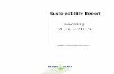 Sustainability Report - editable version - METTLER TOLEDO · PDF fileSustainability Report covering ... the technical committees of the European ... Detailed energy consumption and