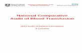 National Comparative Audit of Blood Transfusionhospital.blood.co.uk/media/27580/2014-audit-of-patient-information... · National Comparative Audit of Blood Transfusion 2014 Audit