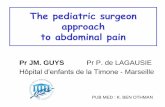 The pediatric surgeon approach to abdominal pain - CIP …2015.cipediatrics.org/wp-content/uploads/2014/03/ABDOMINAL-PAIN... · The pediatric surgeon approach to abdominal pain Pr