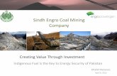 Sindh Engro Coal Mining Company - Energy  · PDF fileSindh Engro Coal Mining Company Overview . Bankable Feasibility Study (BFS) ... (World’s Largest Urea Plant,