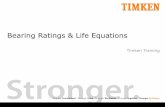 Bearing Ratings & Life Equations - Dunbeltdunbelt.com/palestra-29-04-2016/3. Apres Lab Motores Pav Mec III... · Bearing Ratings & Life Equations Timken Training . ... •International