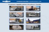 Custom Application Product Guide - Fleetman · PDF fileVarious Arm Designs are available to handle different size Bales. 140D ... Fork Mounted Rotating Bucket ITA Mounted Bucket with