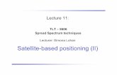 Lecture 11 · PDF fileLecture 11: TLT – 5606 Spread ... autocorrelation function q The spreading sequence together with the modulation waveform are ... S F n kn cn nk