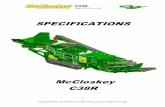 SPECIFICATIONS - McCloskey  · PDF fileAll specifications are current as of this printing, ... Crusher Drive Hydraulic ... NS-1303.doc Author: ddooley
