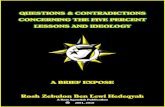 QUESTIONS & CONTRADICTIONS CONCERNING THE FIVE PERCENT ... · PDF fileQUESTIONS & CONTRADICTIONS CONCERNING THE FIVE PERCENT ... Nation of Gods & Earths is nothing more than a ...