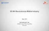 3D Will Revolutionize Mobile Industry - Qualcomm · PDF file3D Will Revolutionize Mobile Industry. BYOUNGJOO LEE . NAND Product Planning Office . SK hynix. Sep. 2015