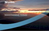 MAINTAINING TODAY - UGL · PDF fileAnnual Report 2016 1 UGL Limited is a leading provider of engineering, construction and maintenance services with a diversified end-market exposure