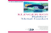 KLINGER-KGS Rubber- Metal-Gasket - Rubber-Metal-Gasket ... Rubber-Metal-Gasket acc. to DIN EN 1514-1, Form IBC replaces DIN 2690 * for cast iron flange dimensions. Elastomere