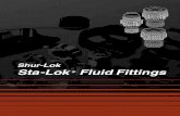 Sta-  Sta-Lok  Fluid Fittings 2 Sta-Lok  Fluid Fittings FEATURES AND BENEFITS STA-LOK FLUID FITTING versus MS HEX NUT FITTING Sta-Lok Fluid Fittings ...
