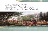 Cowboy Art, Rodeo Paintings, Art of the West And  · PDF fileCowboy Art, Rodeo Paintings, Art of the West t ... pen show, where I had a booth ... He takes this classic symbol of