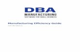Manufacturing Efficiency Guide - DBA Manufacturing · PDF fileFour core values promote efficiency To reach your full manufacturing efficiency potential, you must combine the seven