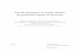 Social assistance in South Africa: Its potential impact on ... · PDF fileSocial assistance in South Africa: Its potential impact on ... Social assistance 18 1.2.2.) Social insurance