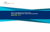 The Insolvency Service Annual Report and Accounts · PDF fileThe Insolvency Service Annual Report and Accounts ... a project many years in the ... Supporting those in financial distress