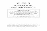 Alesis RA500 (G6) Service Manual P/N: 8-31-0099-Aelectronics-diy.com/pdf/Alesis_RA500_Power_Amplifier.pdf · Preface This document is intended to assist the service technician in
