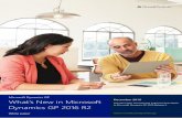 What’s New in Microsoft Dynamics GP 2015 R 2 · PDF file3 What’s New in Microsoft Dynamics GP 2016 R2 Project Accounting enhancements 12 Project expenses – document attachments