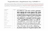 Typefaces digitized by URW++ - Sanskrit  · PDF fileTypefaces digitized by URW++ ... Commercial Script 2 Compliment 1 URW Compress 1 Congress 6 ... Mandarin 4 Mariage 2 Marlboro 1
