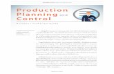 Production Planning and Control - ftpi.or.th · PDF filePC L C C ISSUE 122 May-June 2016 Production Planning หัวใจของงานบร ิหารการผล ิต