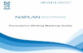 Persuasive Writing Marking Guide - NAP - · PDF fileNAPLAN 2013 Persuasive Writing Marking Guide, ACARA, Sydney. 3 Assessing Writing in the National Assessment Program ... zoos can