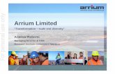 Arrium presentation ASX Release · PDF fileA reconciliation of non-statutory underlying results to statutory results can be found in the Appendix to this presentation. ... contributor