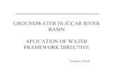 GROUNDWATER IN JÚCAR RIVER BASIN APLICATION · PDF fileBASIN APLICATION OF WATER FRAMEWORK DIRECTIVE Teodoro Estrela. 2 ... THE PILOT RIVER BASIN NETWORK. Delineation and initial