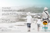 Private Wealth Enjoy the pinnacle of private banking in FNB. · PDF filePrivate Wealth accounts Private Wealth Credit Card Foreign Exchange Private Wealth Business Account ome Loan,