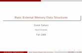 Basic External Memory Data Structures - Yazdcs.yazd.ac.ir/farshi/Teaching/IO-Efficient-Alg/Slides/2.3.pdf · Basic External Memory Data Structures ... T is a weight-balanced B-tree