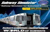 Subway Simulator - · PDF fileHandbuch/Manual Railway Simulator for Suburban Routes Volume 1 The Path New York Underground Subway Simulator Keyboard assignments • Tastaturbelegung