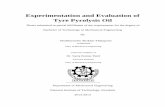 Experimentation and Evaluation of Tyre Pyrolysis Oil - …ethesis.nitrkl.ac.in/6363/1/110ME0300-10.pdf · Experimentation and Evaluation of Tyre ... Ratio of specific heat θ ...