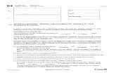 re  · PDF fileFrom To Citizenship and Immigration Canada Citoyenneté et Immigration Canada File nn. Client ID PAGE 1 OF 2 NOTICE TO APPLICANT - REQUEST FOR DOCUMENTARY