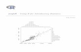 simpleR Using R for Introductory Statistics - UB · PDF filesimpleR { Using R for Introductory Statistics ... page i Preface These notes are an introduction to using the statistical