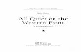 for All Quiet on the Western Front -  · PDF filei Study Guide for All Quiet on the Western Front by Erich Maria Remarque T HE G LENCOE L ITERATUREL IBRARY