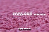 CARE AND CLEANING GUIDE - Object · PDF filecare and cleaning method which goes with the ... shampoo and/or low-surfactant cleaning products forpre-shampooing.-Donotre-fillsprayextractionmachinewith