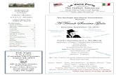 Present A Frank Sinatra Gala - · PDF filePresent A Frank Sinatra Gala Frank’s Favorites (a.k.a. The Menu) Appetizer: Crostini Topped with Meatballs House Salad Bread Basket Entrées