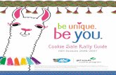Cookie Sale Rally Guide - Girl Scout Cookies Southern ... · PDF file10.08.2016 · Cookie Sale Rally Guide The GIRL SCOUTS® name and mark, and all associated trademarks and logotypes,